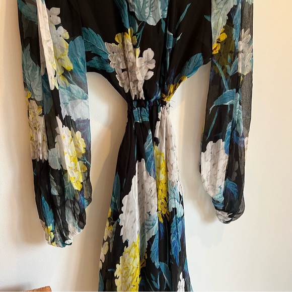 Alice Mccall Wild Frontier Floral Open Back Mini Dress | Size 8 - Picture 6 of 14